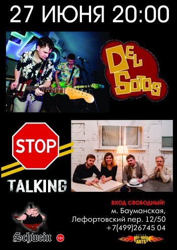 . Stop Talking;  Del Sotos